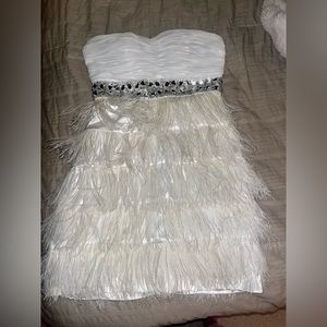 Feathered Cocktail Dress